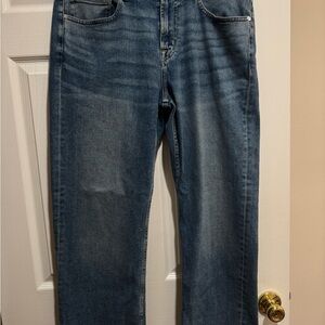7 for all mankind Men Jeans Austyn  Medium Blue Bootcut Jeans